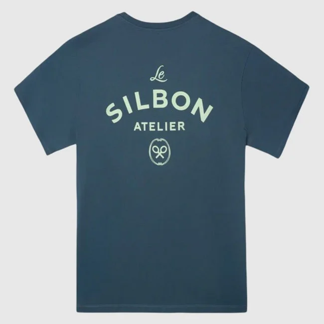 Camiseta Silbon Azul Hombre