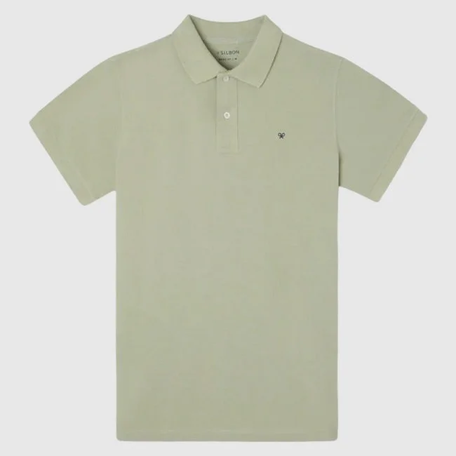 Polo Silbon Verde Hombre