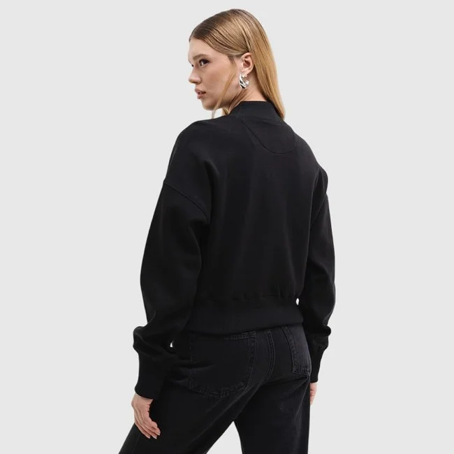 Sudadera Guess Negra Mujer