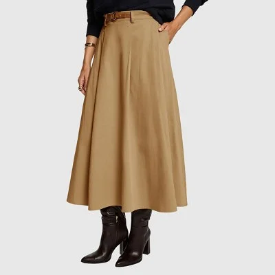 Falda Morgan Beige Mujer