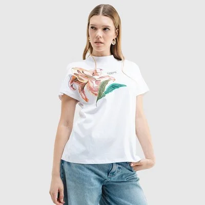 Camiseta Guess Blanca Mujer