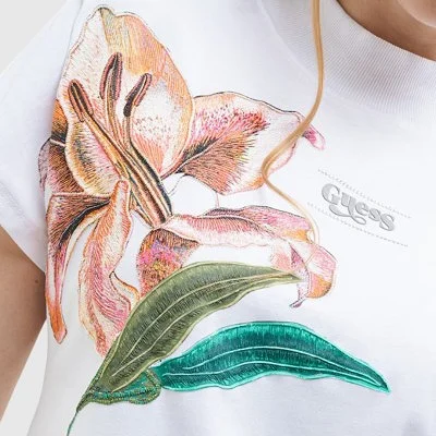 Camiseta Guess Blanca Mujer 2