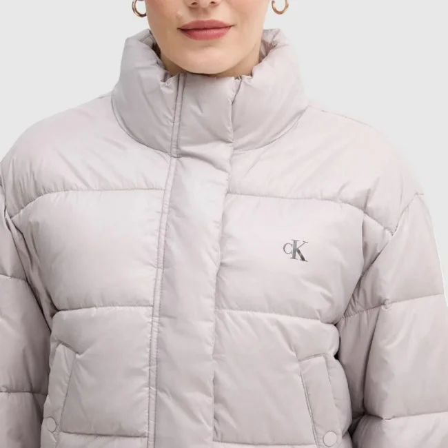 Chaqueta Calvin Klein Gris Mujer