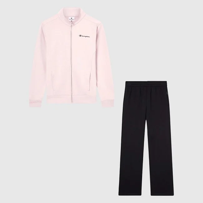 Chándal Champion Rosa y Negro Mujer
