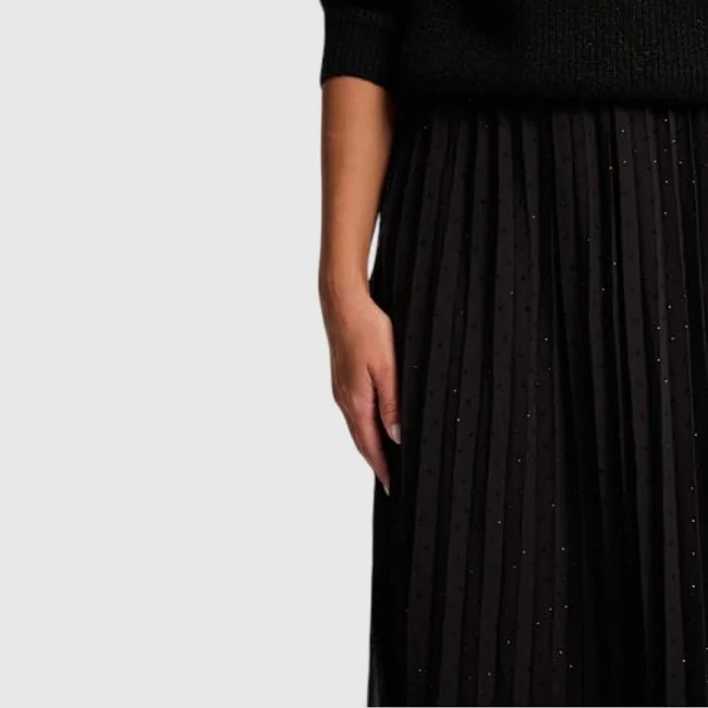 Falda Morgan Negra Mujer