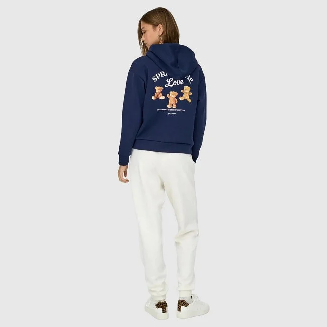 Sudadera ONLY Azul Marino Mujer