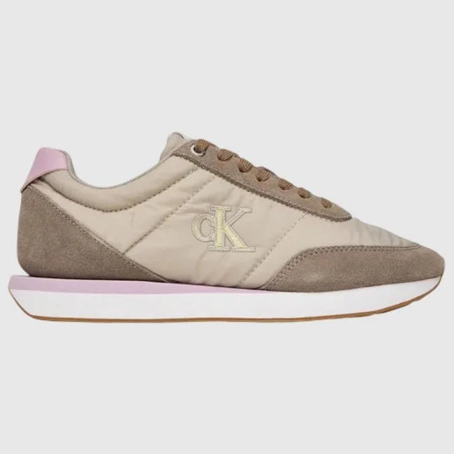 Zapatillas Calvin Klein Beige y Rosas...