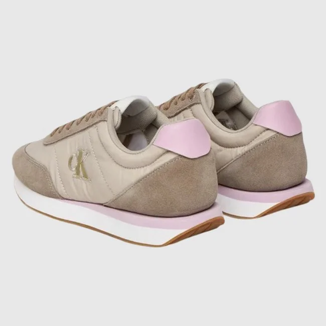Zapatillas Calvin Klein Beige y Rosas...