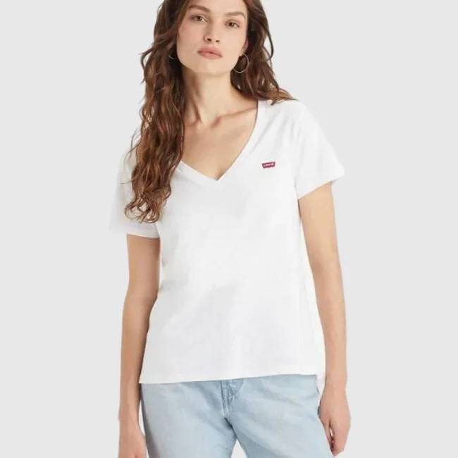 Camiseta Levi's Blanca Mujer