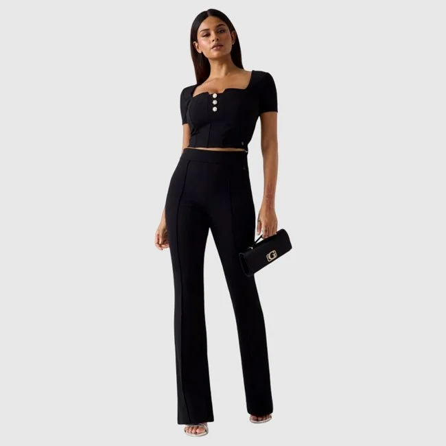 Pantalón Guess Negro Mujer