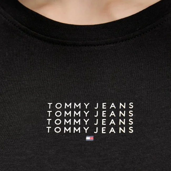 Camiseta Tommy Hilfiger Negra Mujer