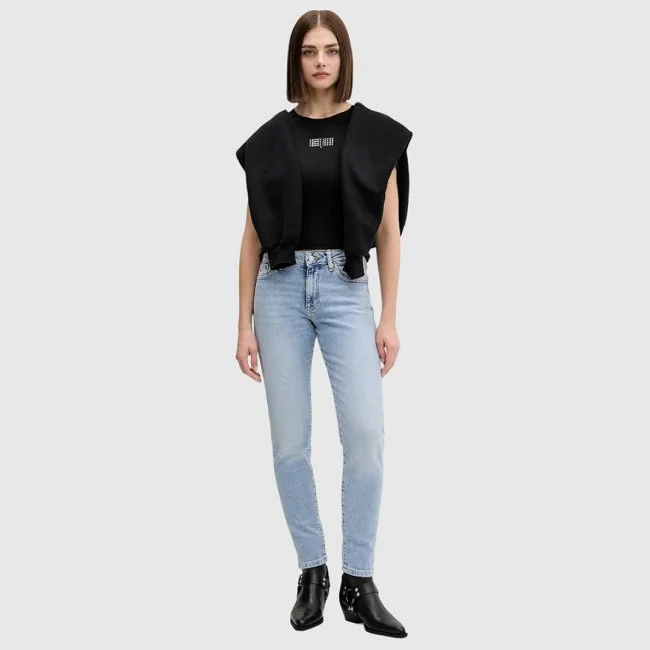 Camiseta Tommy Hilfiger Negra Mujer