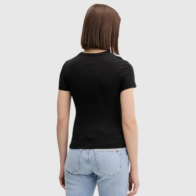 Camiseta Tommy Hilfiger Negra Mujer