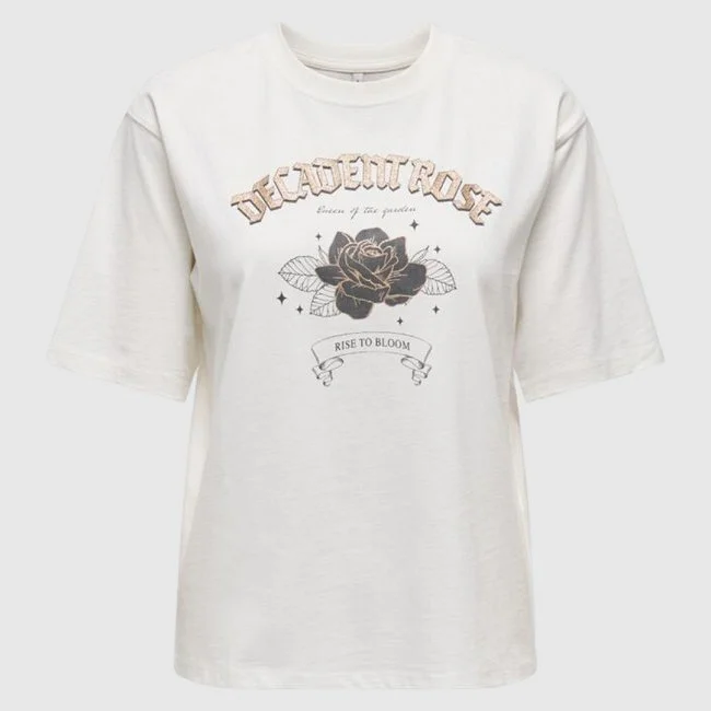 Sudadera ONLY Blanca Mujer