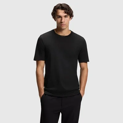 Camiseta Boss Negra Hombre