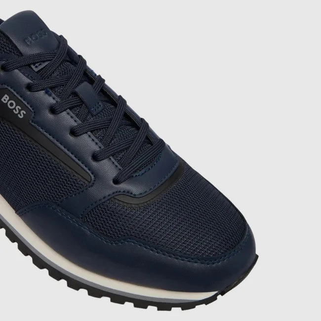 Zapatillas Boss Azul Marino y Negras...
