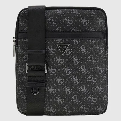 Bandolera Guess Negra Hombre