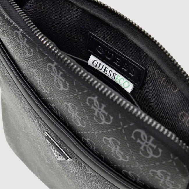 Bandolera Guess Negra Hombre