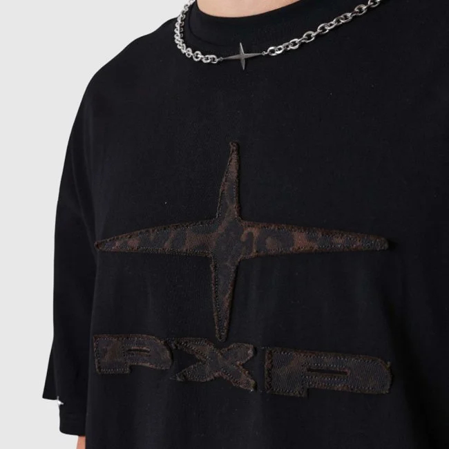 Camiseta Project x Paris Negra Hombre