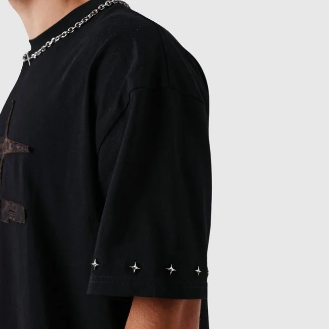 Camiseta Project x Paris Negra Hombre