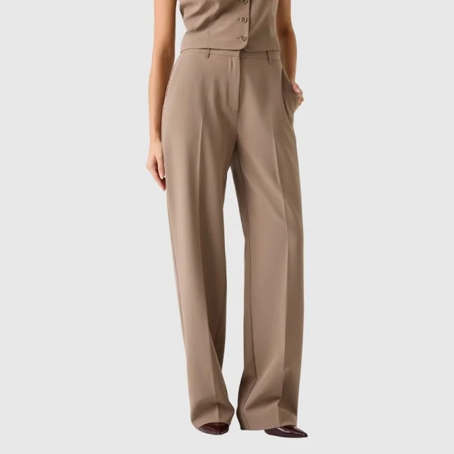Pantalón Guess Beige Mujer