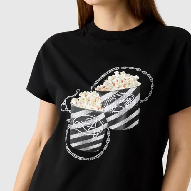 Camiseta Guess Negra Mujer