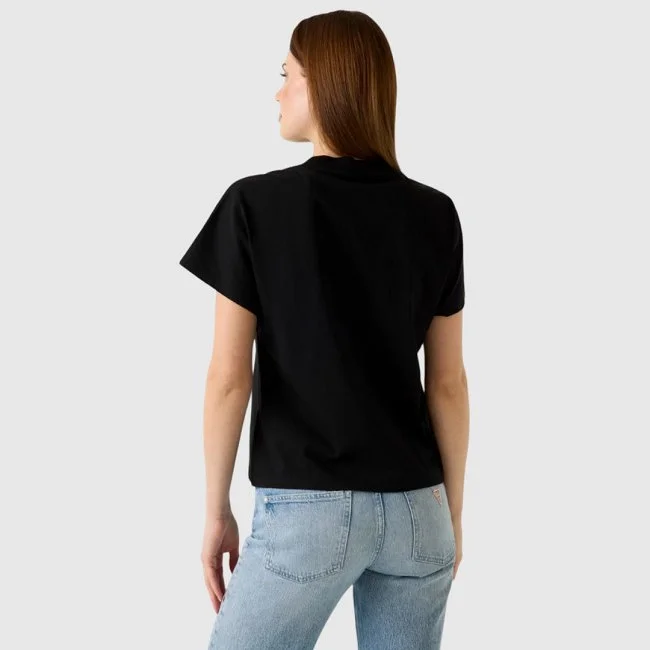 Camiseta Guess Negra Mujer
