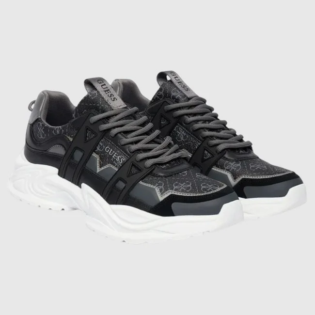 Zapatillas Guess Negras y Blancas Hombre