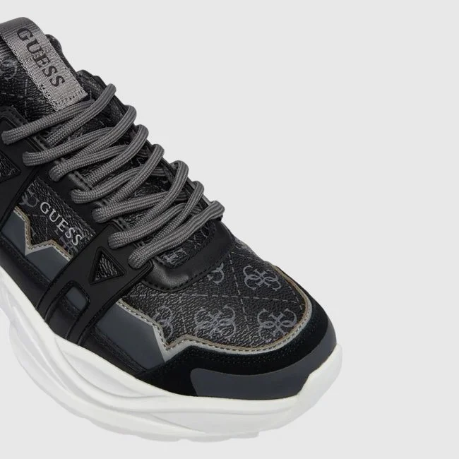 Zapatillas Guess Negras y Blancas Hombre