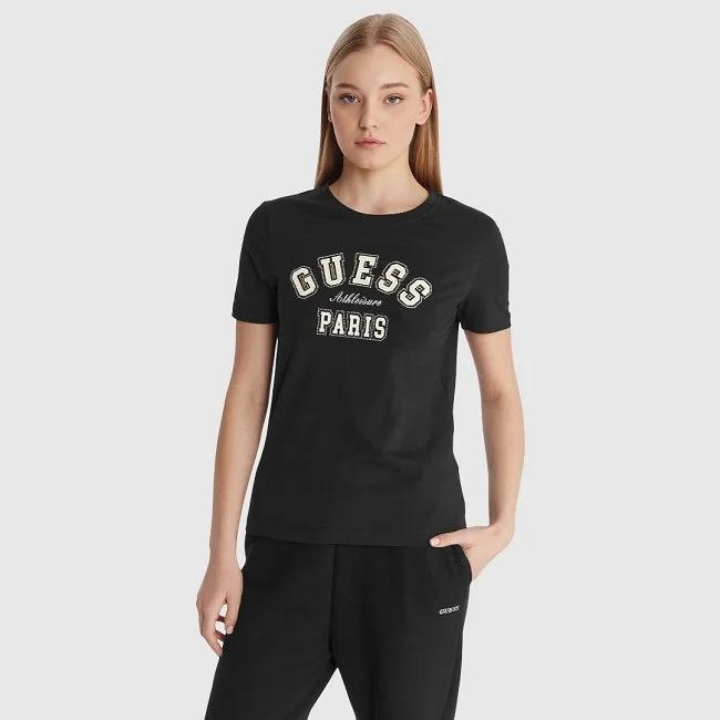 Camiseta Guess Negra Mujer