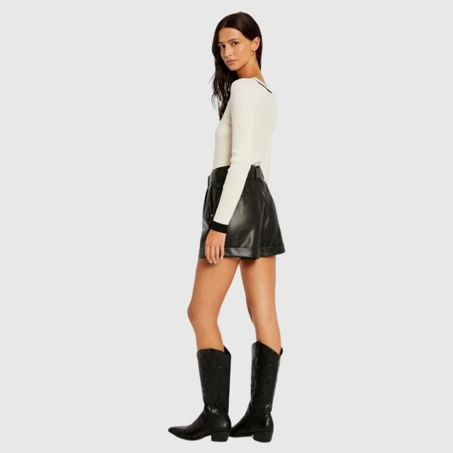 Jersey Morgan Marfil Mujer