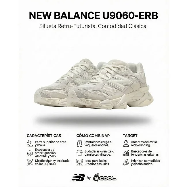 Ficha tecnica zapatilla U9060 ERB