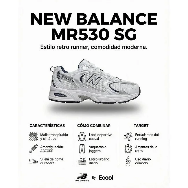 Infografia zapatilla MR530 SG