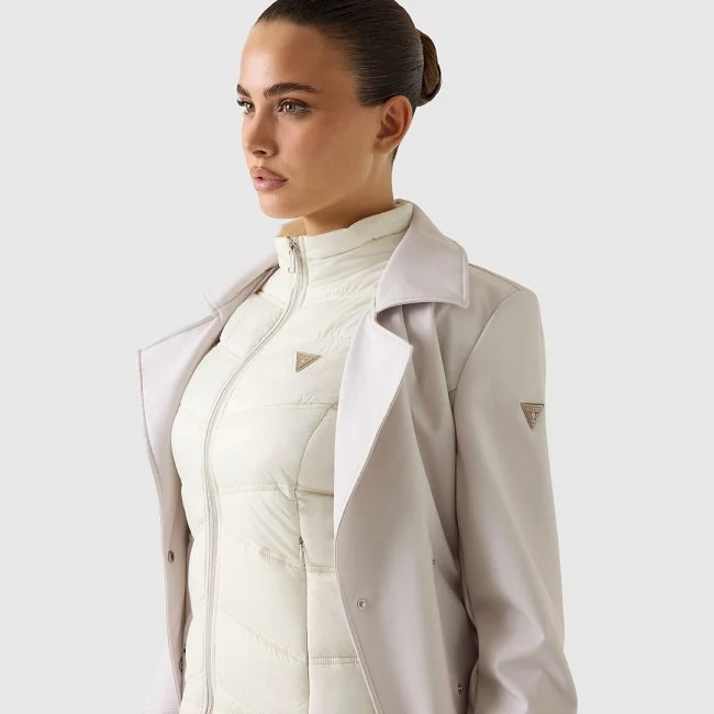 Chaqueta Guess Marfil Mujer