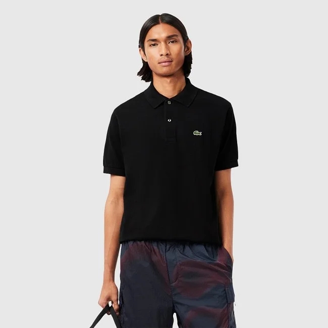 Polo Lacoste Negro Hombre
