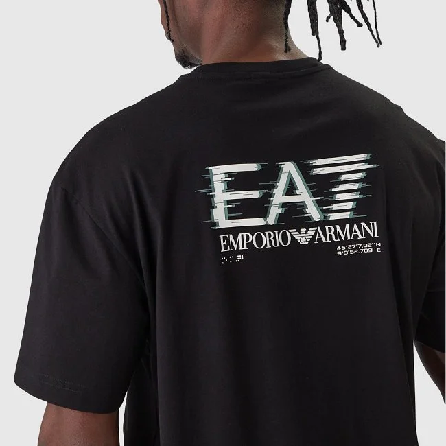 Camiseta Armani Negra Hombre