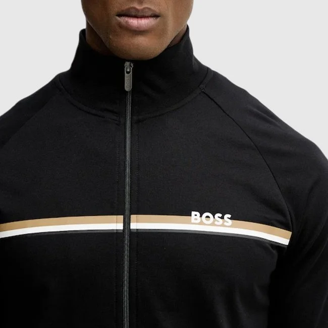 Sudadera Boss Negra Hombre