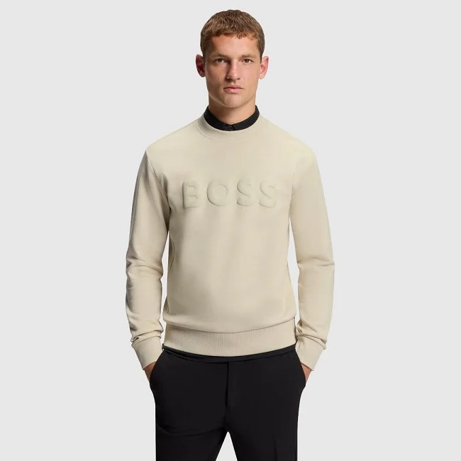 Sudadera Boss Beige Hombre