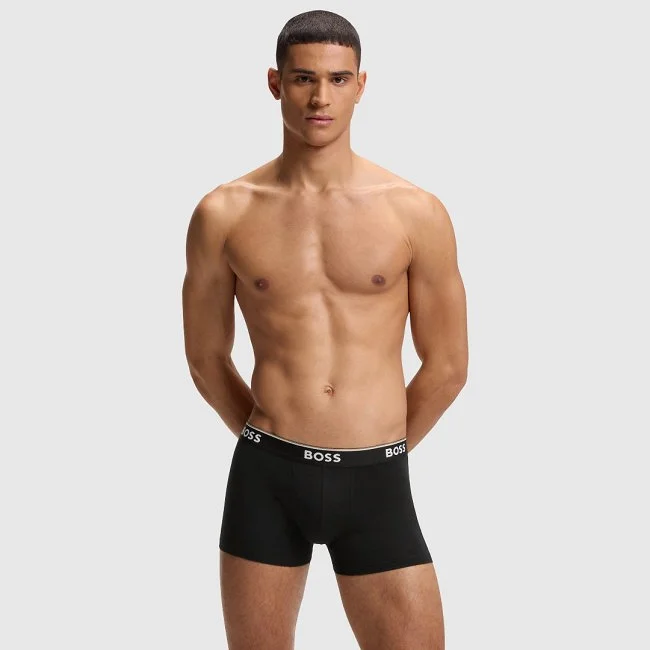 Pack de 3 Calzoncillos Boss Negros...