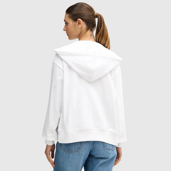 Sudadera Calvin Klein Blanca Mujer