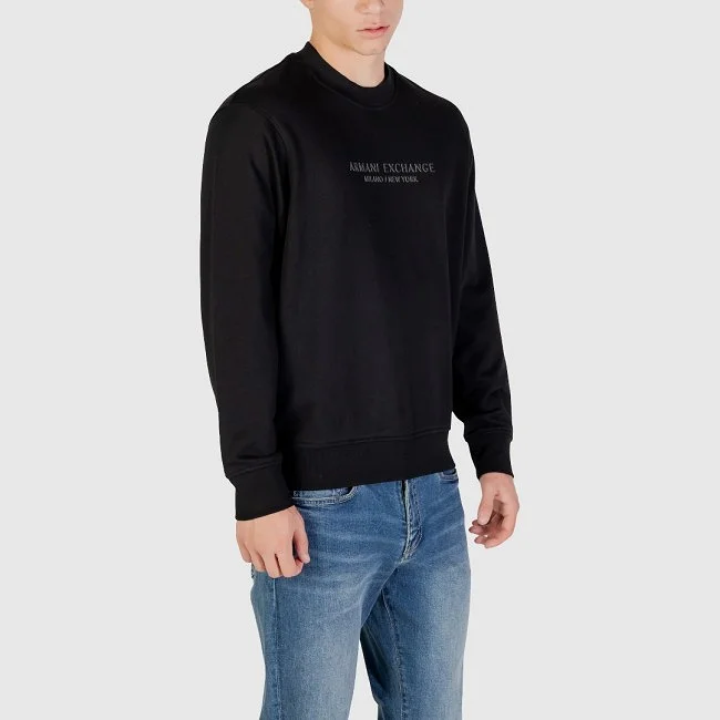Sudadera Armani Exchange Negra Hombre