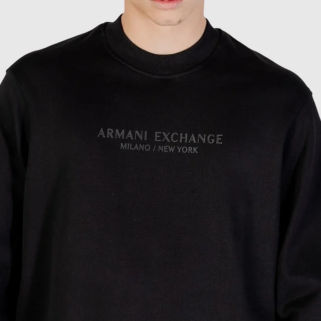 Sudadera Armani Exchange Negra Hombre