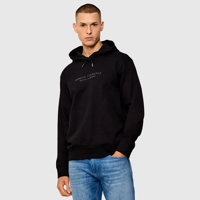 Sudadera Armani Exchange Negra Hombre