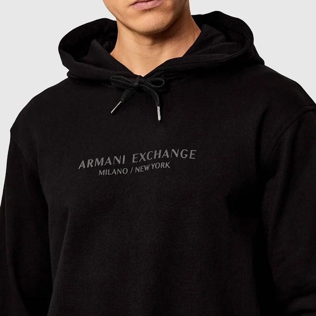 Sudadera Armani Exchange Negra Hombre