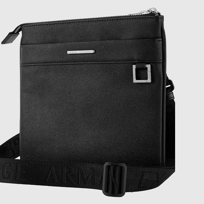 Bandolera Armani Exchange Negra Hombre