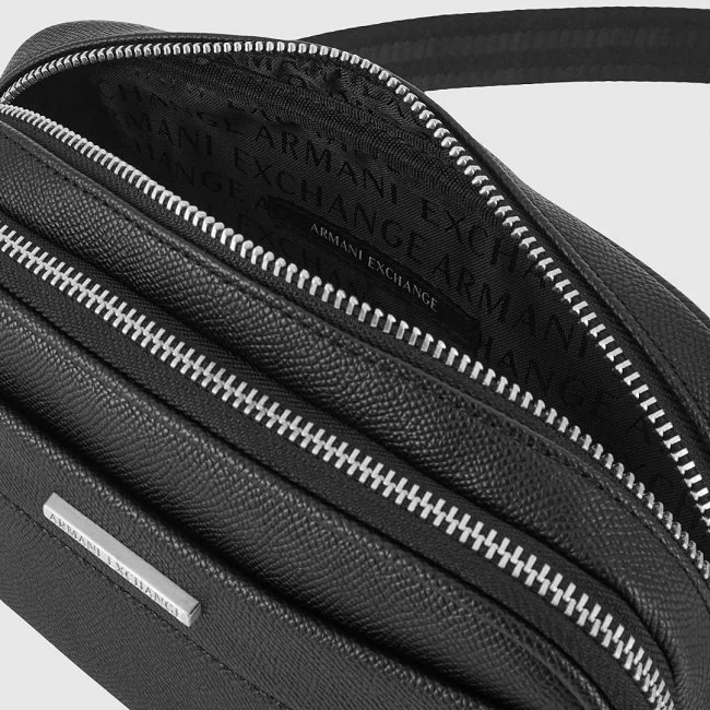 Bandolera Armani Exchange Negra Hombre