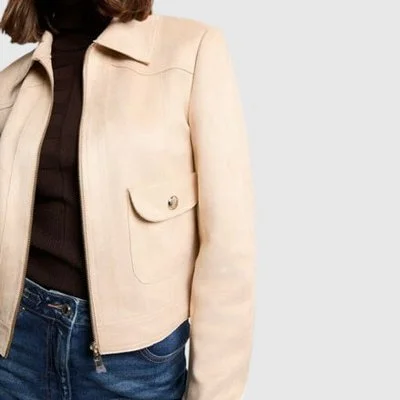 Chaqueta Morgan Beige Mujer 2