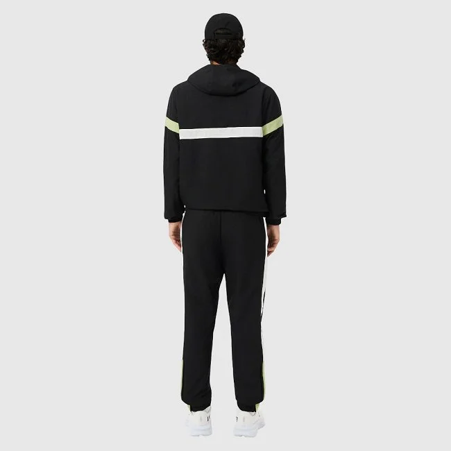 Chándal Lacoste Negro y Blanco Hombre