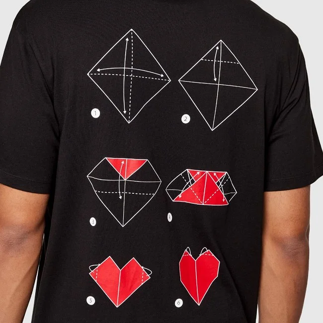 Camiseta Hugo Negra Hombre