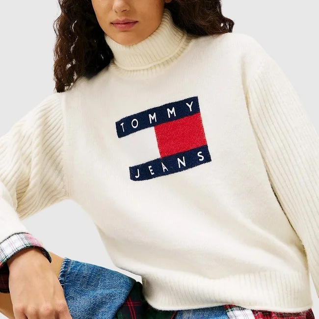 Jersey Tommy Hilfiger Beige Mujer